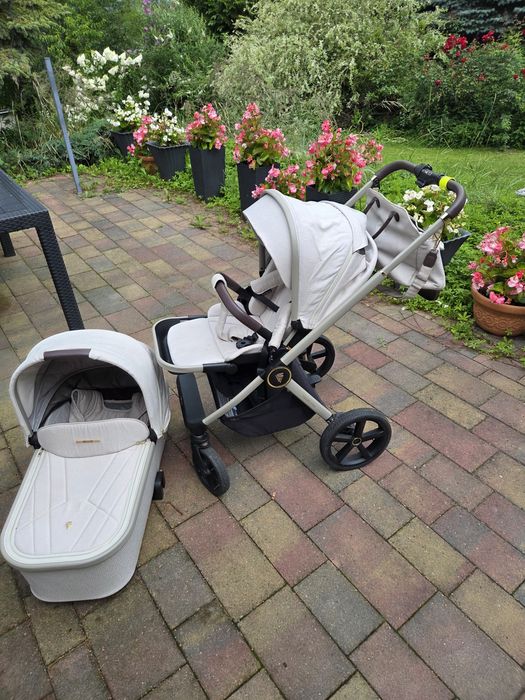 Venicci Tinum Upline 2w1 Spacerówka +  Gondola + Śpiworek + Torba stone beige