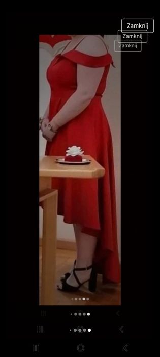 Sukienka czerwona