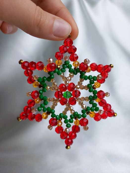 Новорічні сніжинки ручної роботи