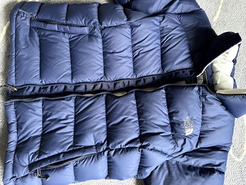 The north face 700 kurtka puchowa damska rozmiar M, granatowa