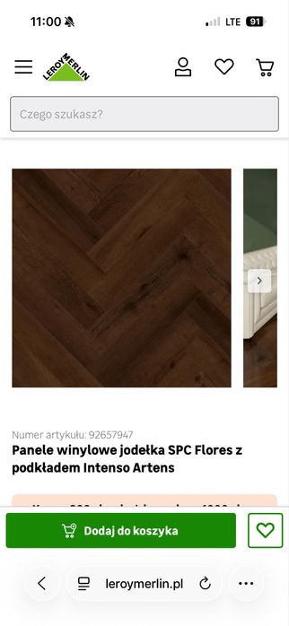 Panelw winylowe jodełka