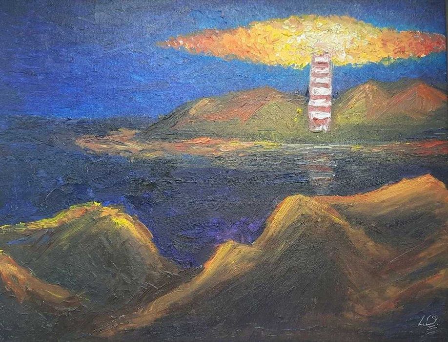 Картина Ночной Маяк