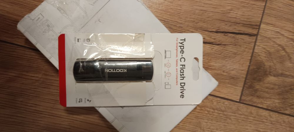 KOOTION Pamięć USB 128 GB, USB C Usb A 2in1 Pendrive