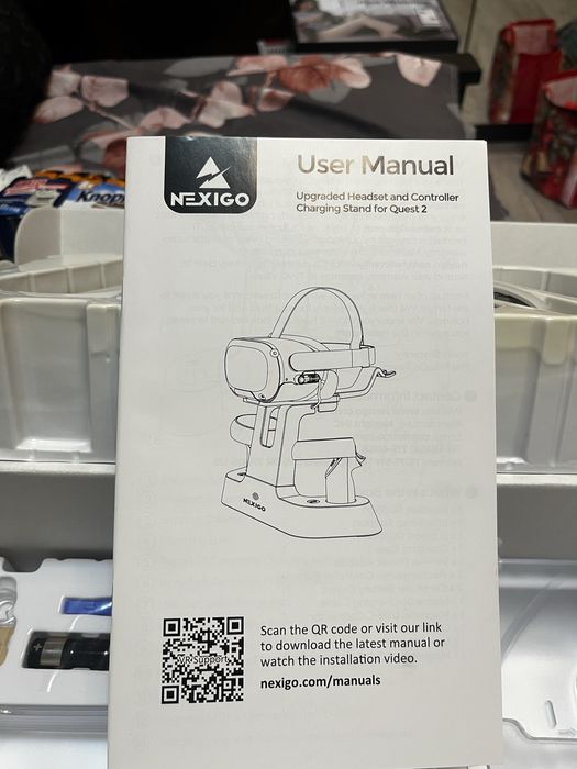 Док-станція NEXiGO для Meta Quest 2 — зарядка шолома і контролерів