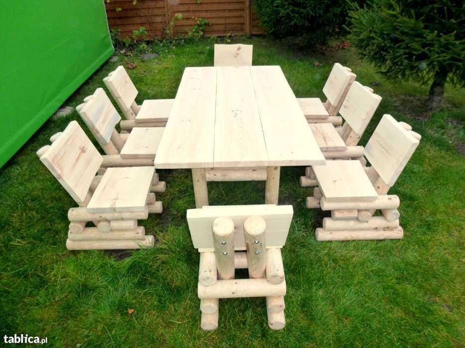 Meble ogrodowe huśtawki drewniane wysyłka kraj i zagranica