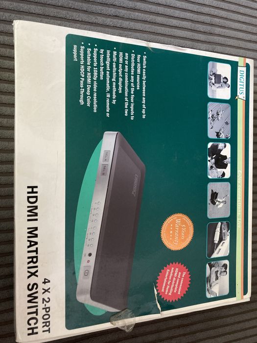 hdmi matrix switch 4x2 port