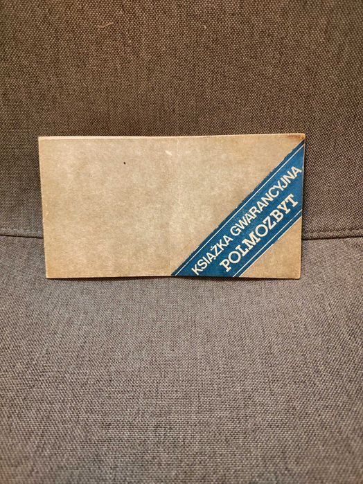 Książka gwarancyjna Polmozbyt Jawa 23p, inw