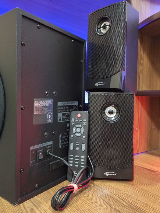 Акустична система 2.1 Gemix SB-110 сабуфер колонки аудіо стерео саб