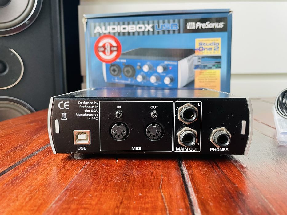Interfejs Audio PreSonus AudioBox USB 96 - Metalowe Pokrętła