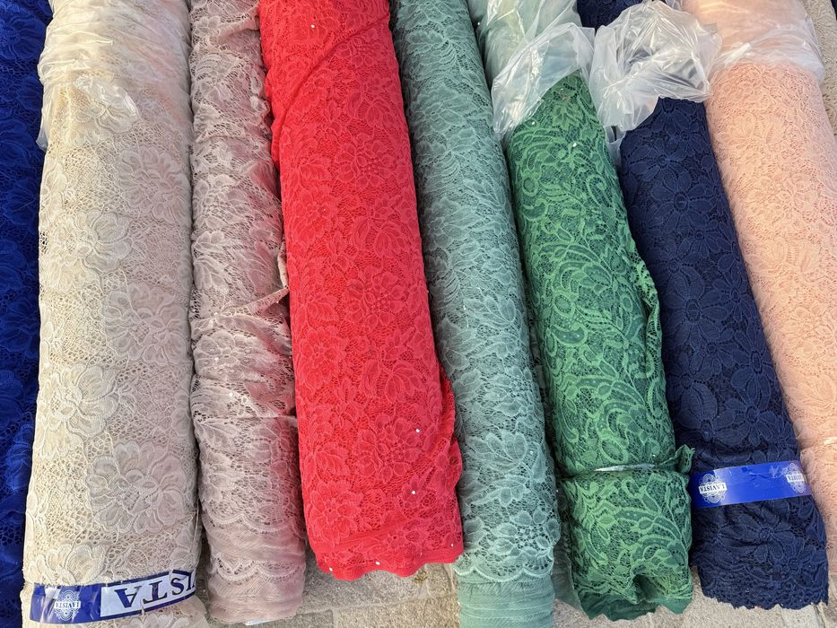 Ткань / опт / гипюр стрейч - от 5 м, 55  грн/м