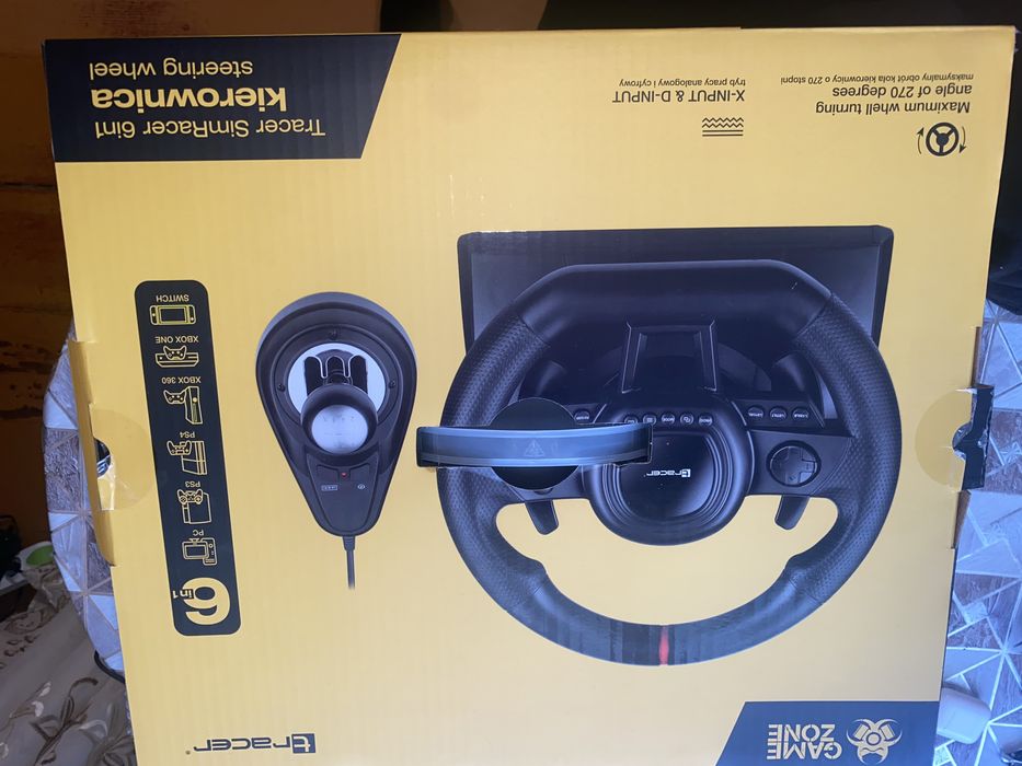 ігрове кермо Tracer SimRacer Manual Gearbox
