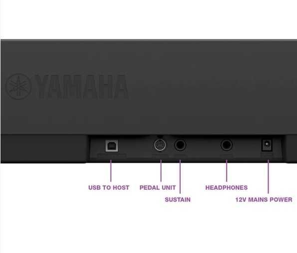 Цифрове піаніно навчання Yamaha P-145/143/45 B в наявності є гарантія