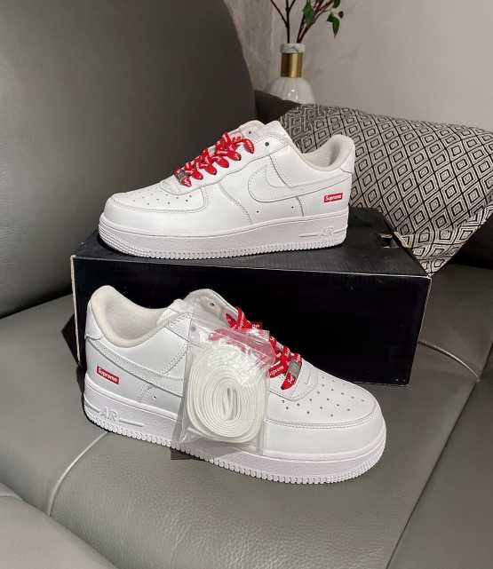 Buty Air force 1 Supreme biale rozmiar 43 Nowe