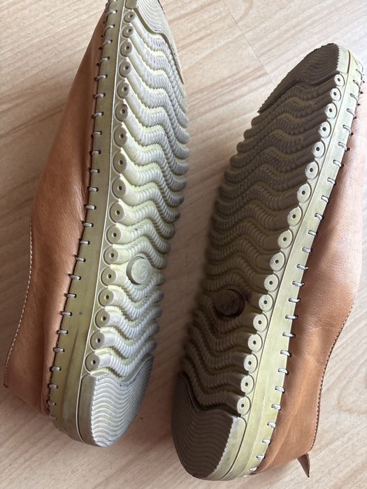 Skórzane espadryle Venezia