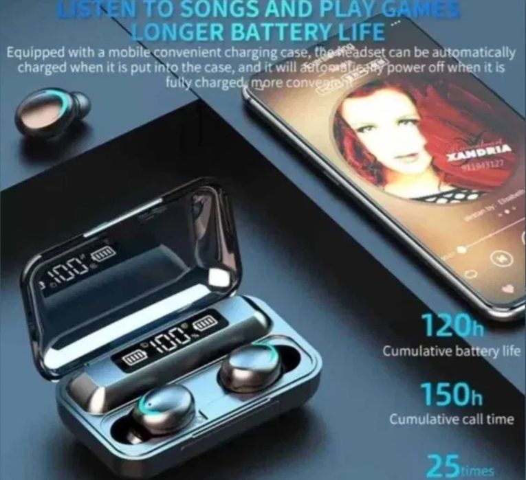 Беспроводные Наушники F9 TWS - Экстрим на Весь День