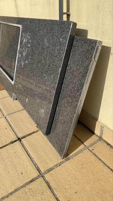 2 Placas Granito Preto Cozinha