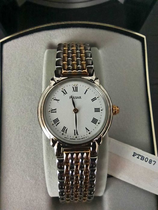 Relógio de Pulso de Senhora (Pulsar PTB087, Novo e Original)