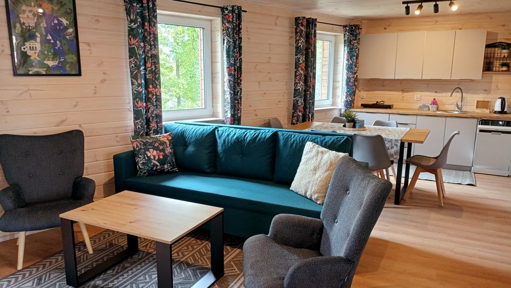 Domek letniskowy całoroczny nad jeziorem Czos z balią i sauną