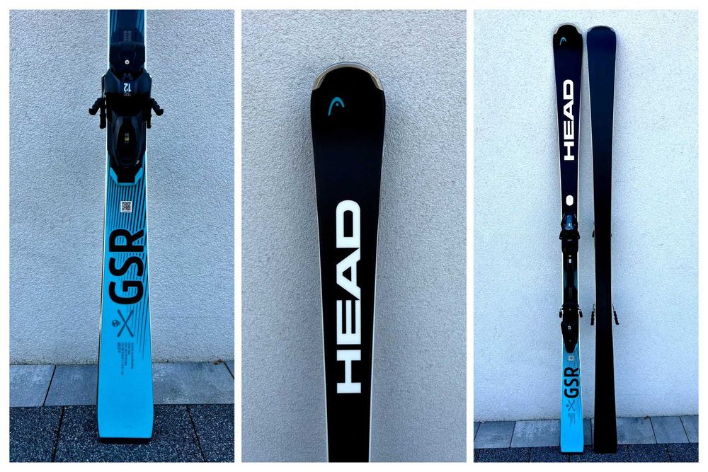 Narty HEAD Worldcup Rebels e.GSR 177 cm + wiązania PRD 12 - JAK NOWE!