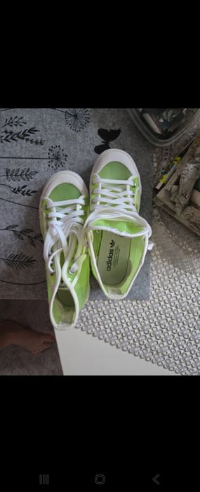 Piękne seledynowe letnie buty Adidas.rozm 38