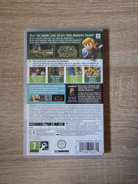 Gra na nintendo switch the legend of zelda link's awakening