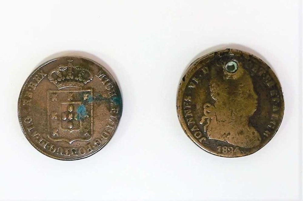 Moeda Pataco 40 reis 1824 e 1830
