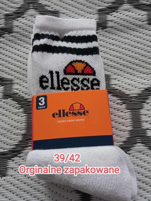 Skarpetki Ellesse męskie 39/42  3 szt , patrz fotki i opis