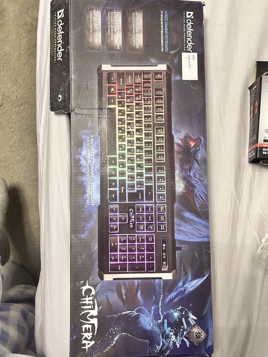 Нова ігрова клавіатура Defender Chimera (RGB підсвітка)