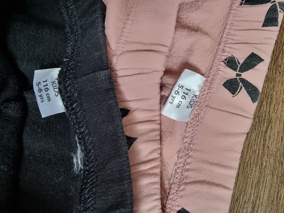 Legginsy 6 sztuk dziewczęce 116