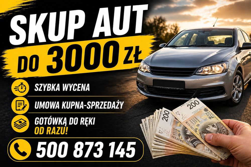 Skup aut do 3 tys zł
