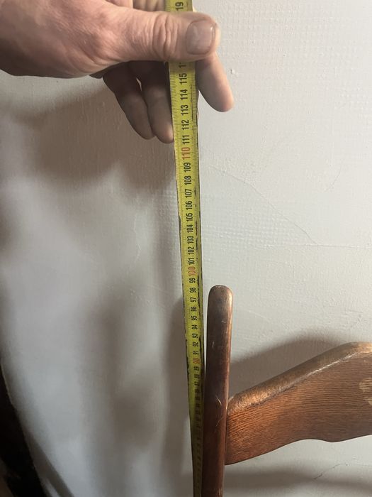 Krzesło dębowe na spreżynach