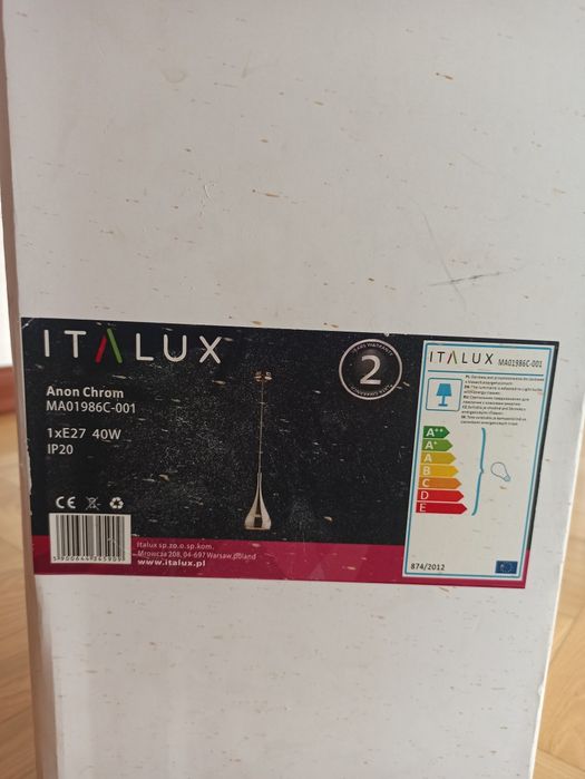 Lampa  sufitowa .