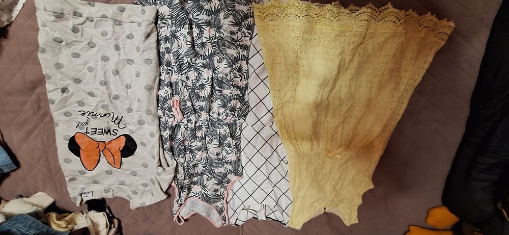 Ciuszki paka dziewczynka r. 134, 140  35 szt.