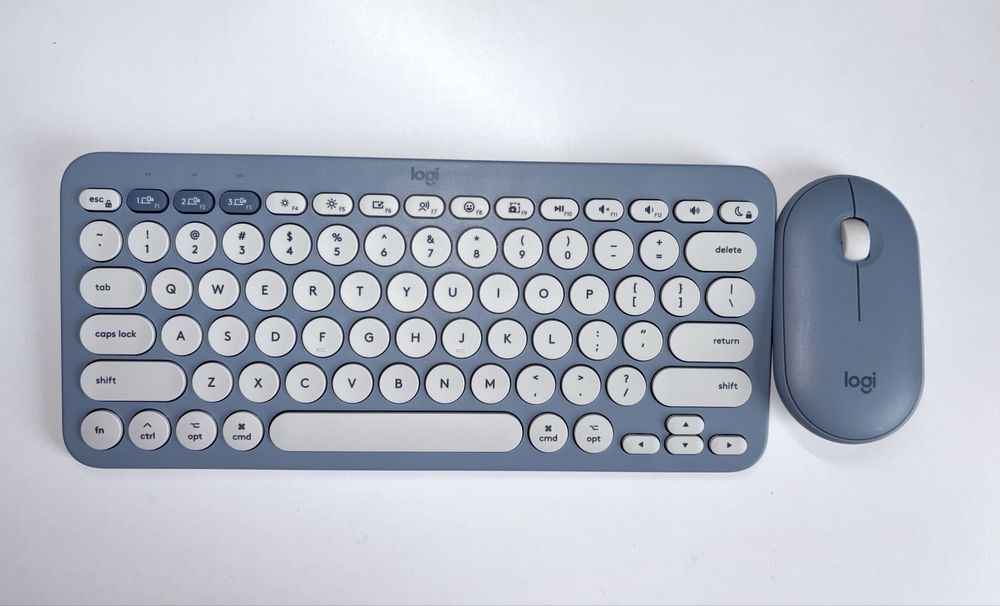 Клавіатура logitech pebble keys 2 k380s та pebble mouse 2 m350s mac