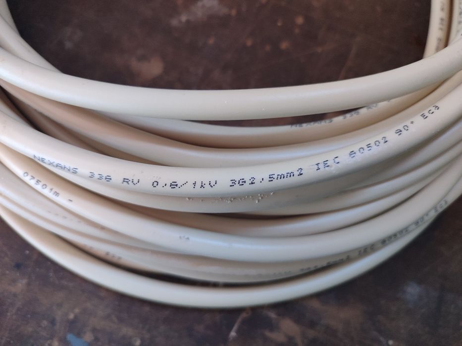 Cabo elétrico 3G 2,5mm2