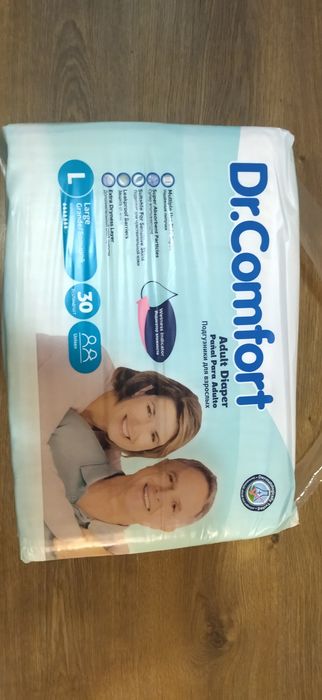Підгузки для дорослих Dr Comfort Extra Large 120-170 см 30 шт 8 крапель великі розміри