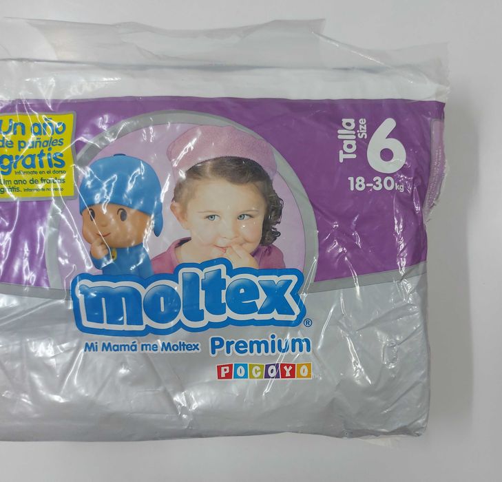 FRALDAS de BEBÉ  Moltex - Tam.6