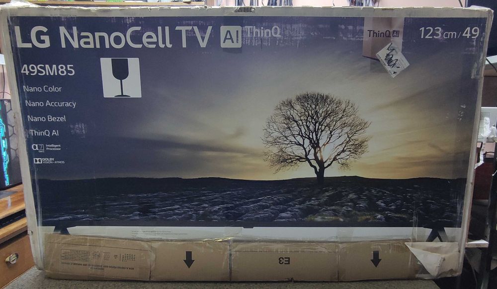 LG 49SM8500PLA Smart 4K NanoCell телевізор 49" новий в упаковці