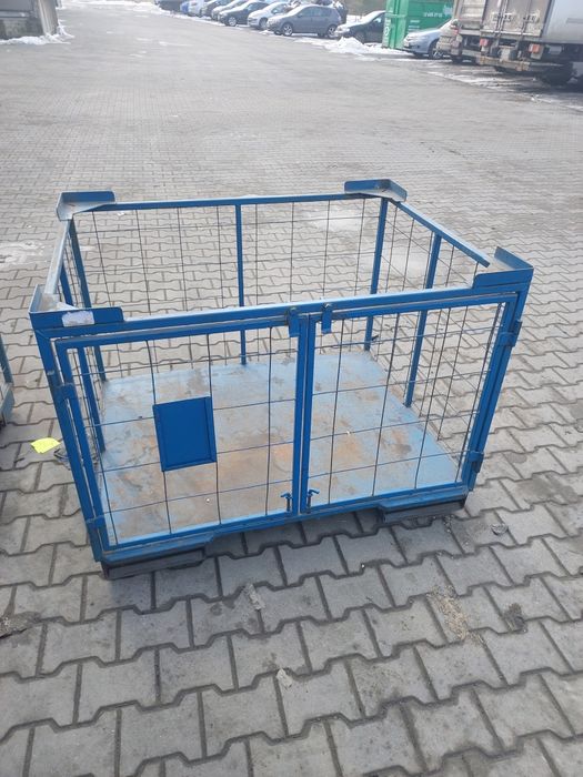 Pojemnik siatkowy, stalowa klatka, gitterbox