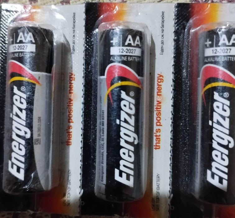Элемент питания, батарейка АА Energizer alkaline