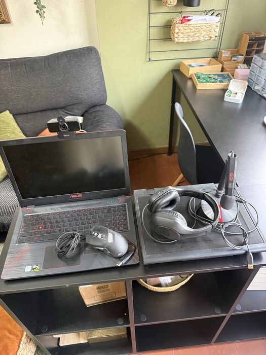 Setup Gamer Completo + Notebook ASUS GTX 1050 + PS3 + Acessórios