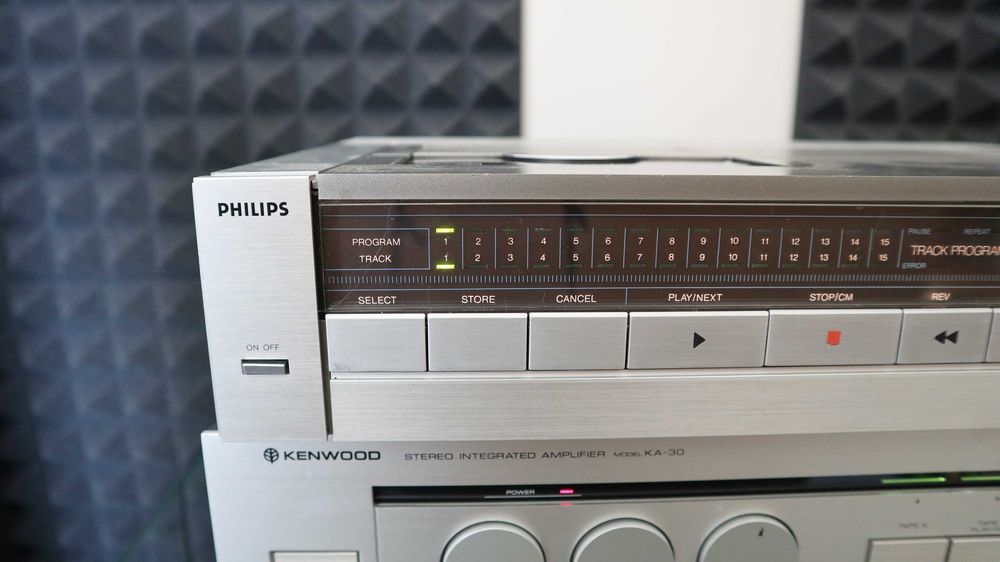 Редкий коллекционный проигрыватель Phillips CD202 Япония