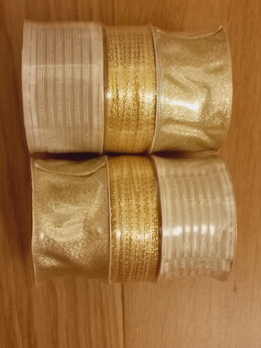 Zestaw wstazek do pakowania 2 komplety