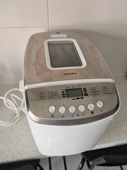 Máquina fazer pão silvercrest