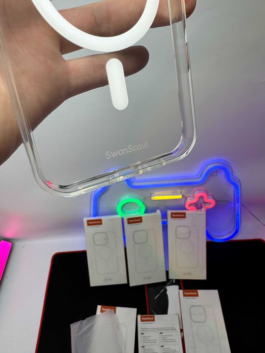 Swanscout Apple iphone 14 pro max Магнітний чохол MagSafe анти-жовтим