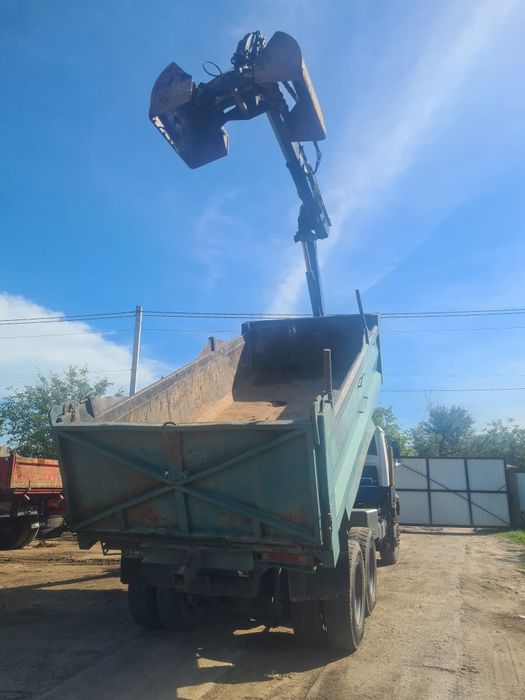 Ман самосвал маніпулятор грейфер