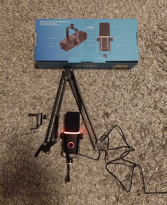 Mikrofon Dynamiczny Zealsound KD8S RGB USB