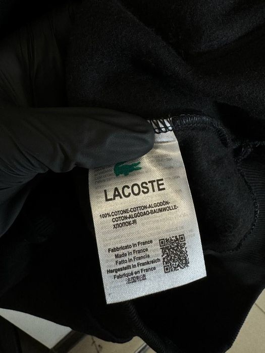 LACOSTE!РАСПРОДАЖА ДО 20.02!Спортивный Костюм флисовый для мужчин черн