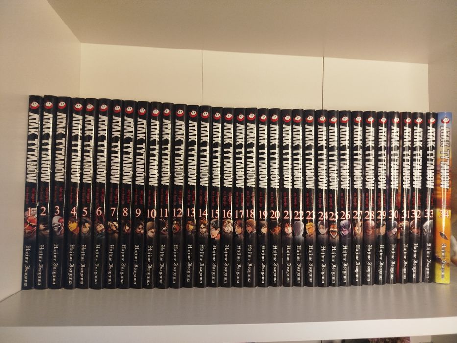 Atak tytanów manga snk attack on titan anime  cała manga komplet