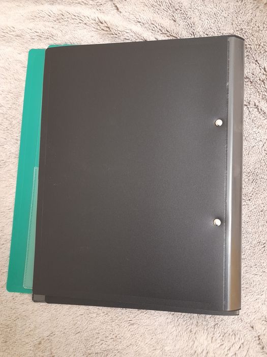 Пластикова папка - швидкозшивач формату  А4 + кишенька. 4 штуки.